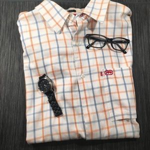 Men's Short Sleeve Casual Button Shirt